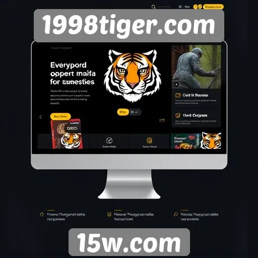 Características de design do 1998tiger.com