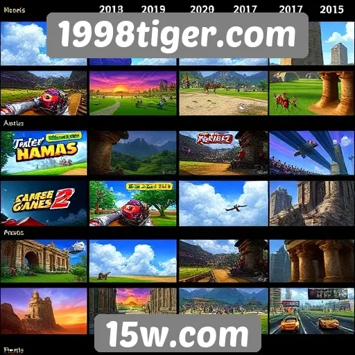 Comparativo entre gráficos de jogos no site